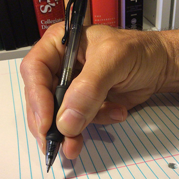 A painful way to grip a pen | Lakeshore Local SEO